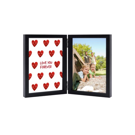 Folding glass picture frame Folding glass picture frame